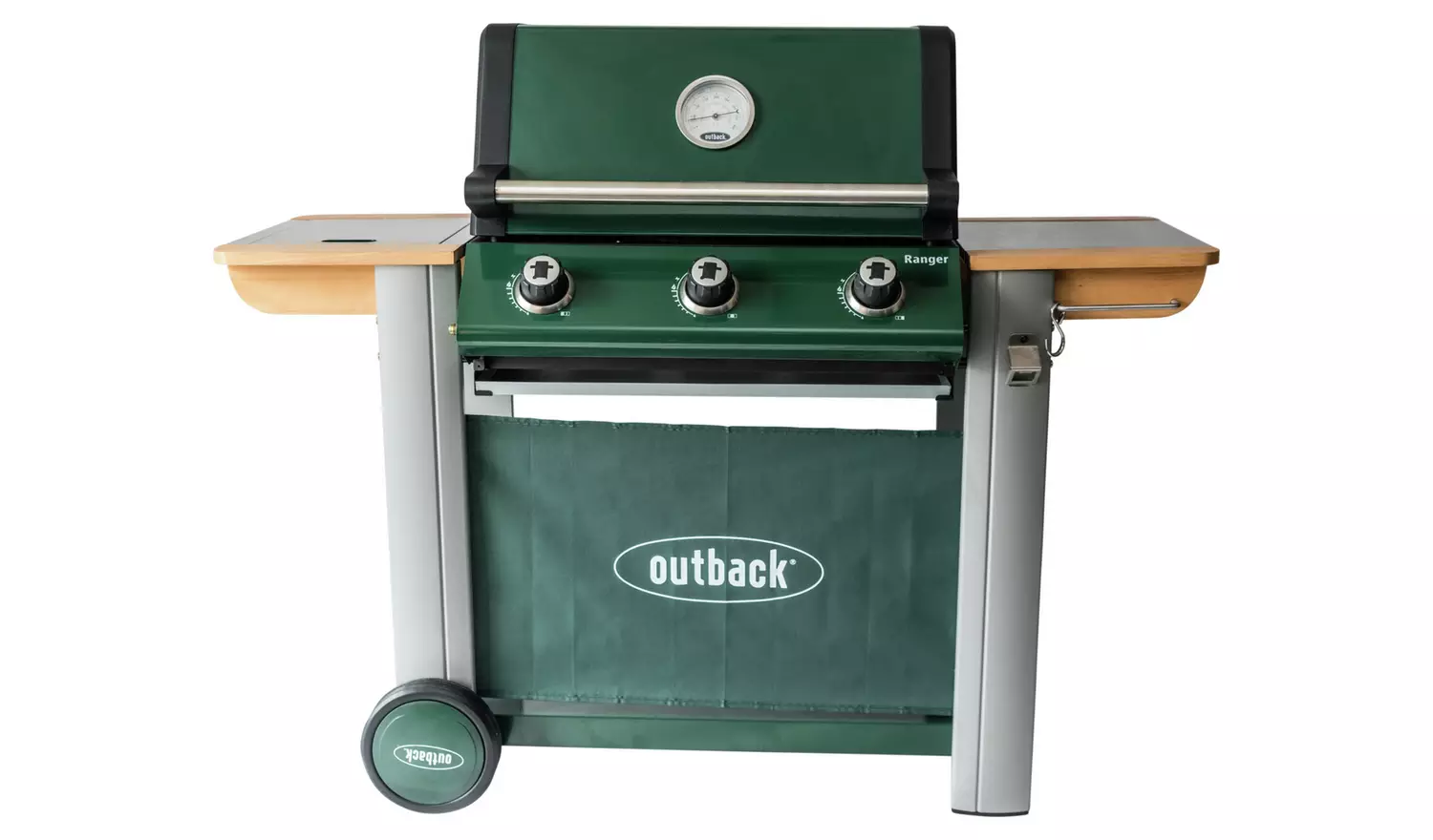 Outback Ranger 3 Burner Gas and Charcoal BBQ