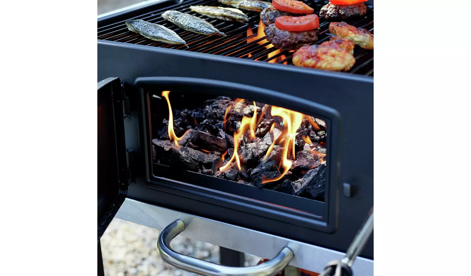 Argos Home Trolley Charcoal BBQ