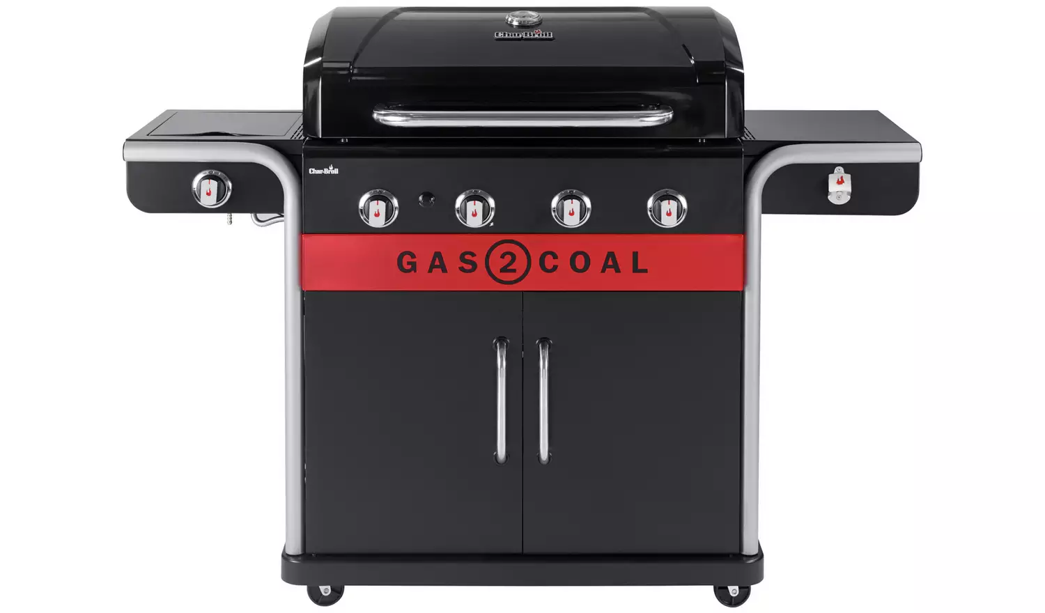 Char-Broil 4 Burner Gas And Charcoal BBQ