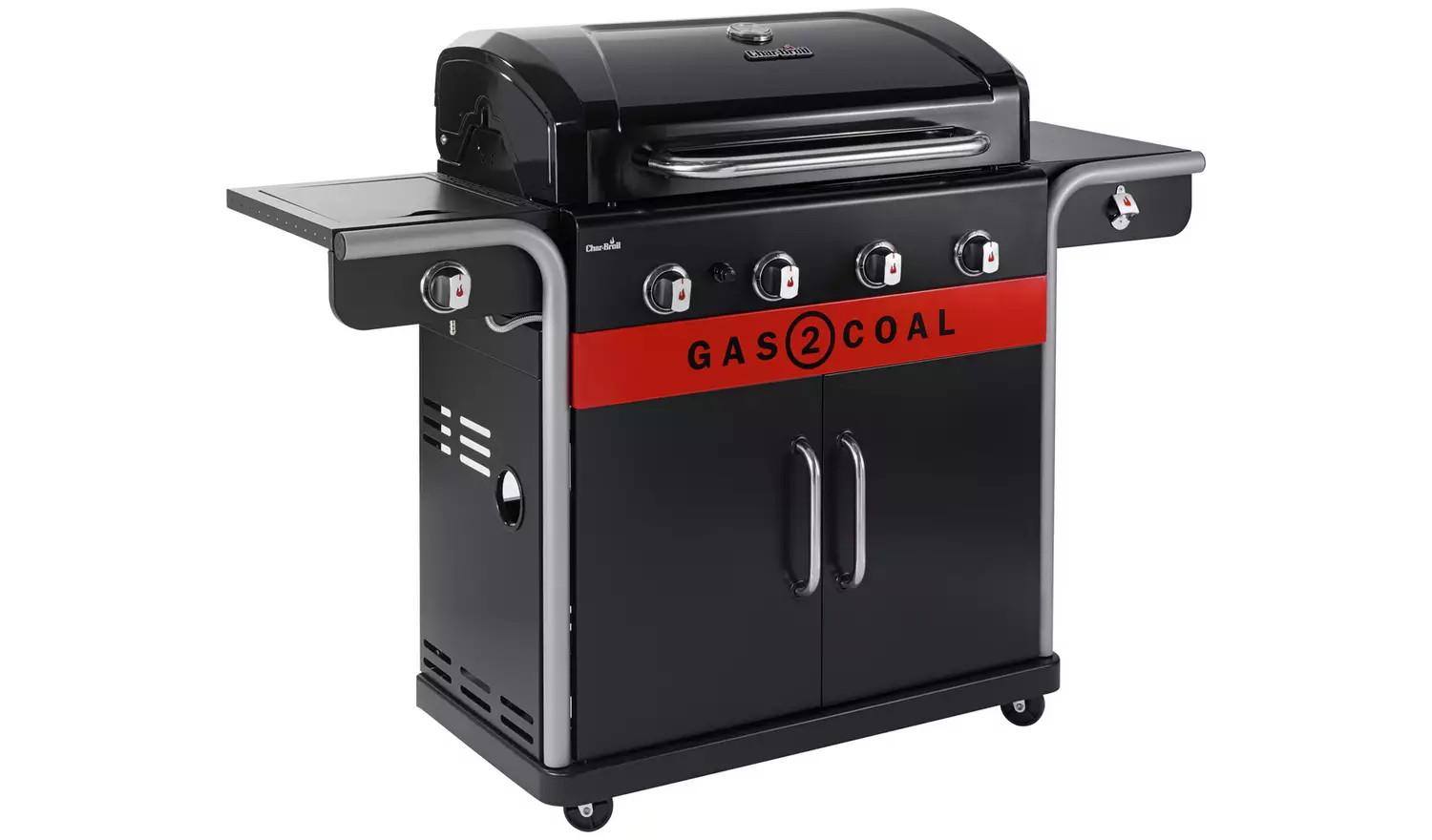 Char-Broil 4 Burner Gas And Charcoal BBQ