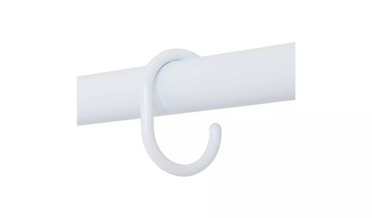 Argos Home 107-194cm Telescopic Shower Rail - White