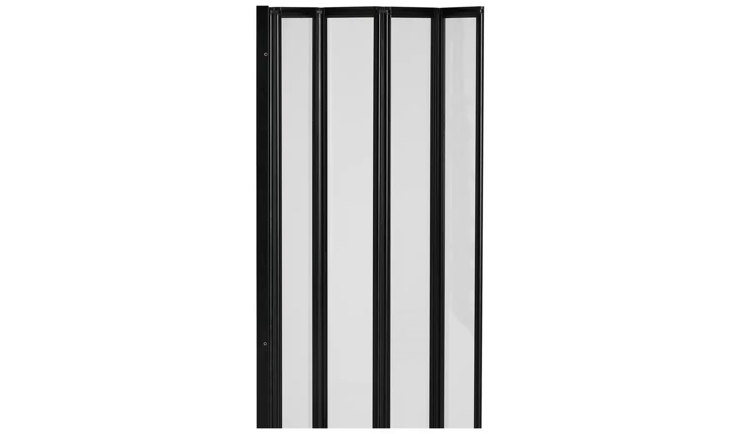 Argos Home 1400x840mm Folding Bath Shower Screen - Black