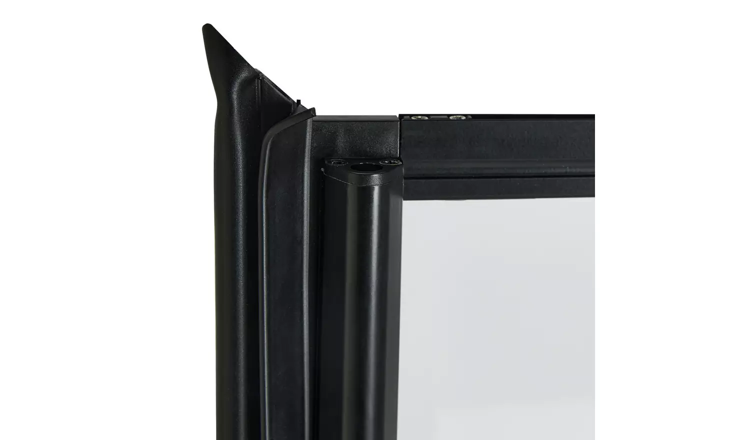 Argos Home 1375x750mm Crittall Bath Shower Screen- Black'