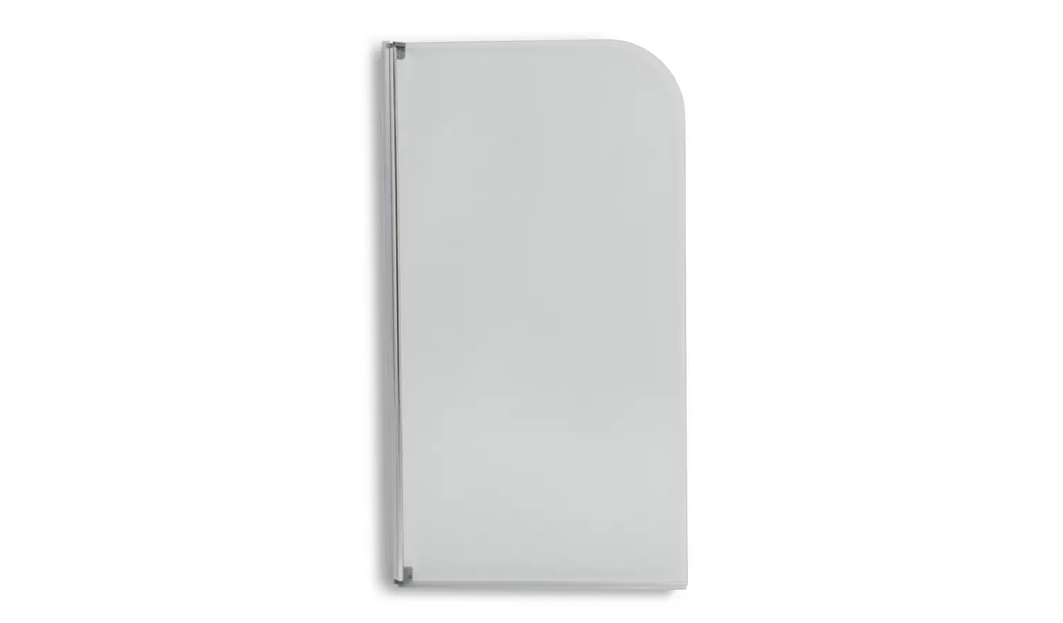 Argos Home 1375x750mm Half Frame Bath Shower Screen Silver