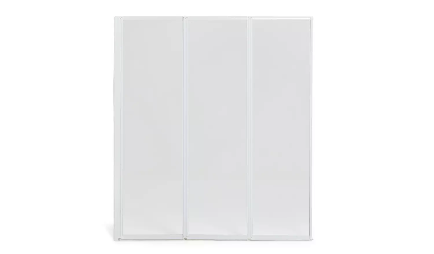 Argos Home 1400x1230mm Folding Bath Shower Screen - White