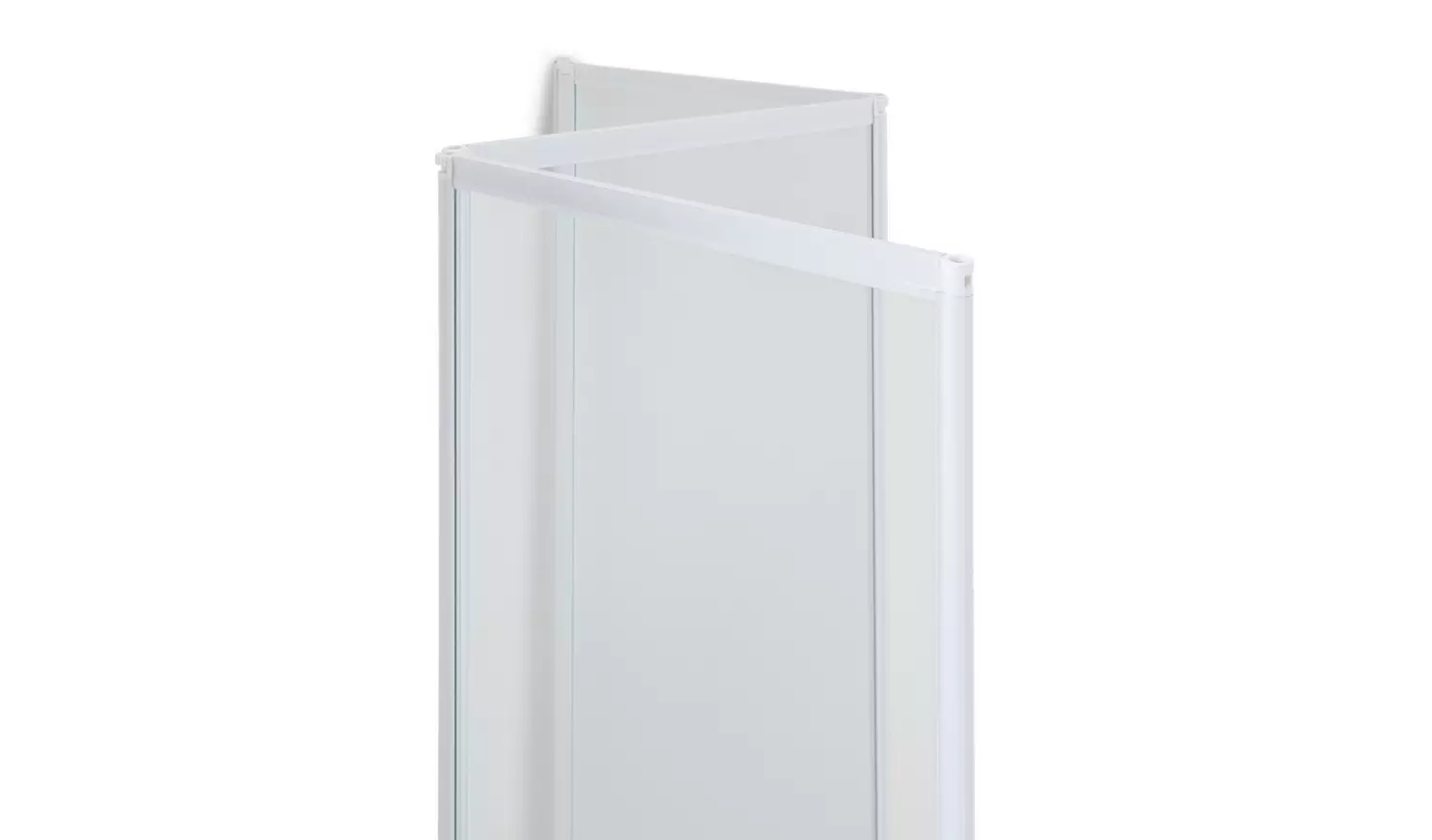 Argos Home 1400x1230mm Folding Bath Shower Screen - White