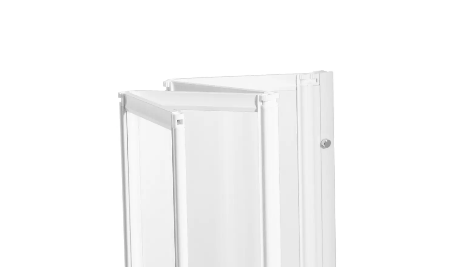 Argos Home 1400x840mm Folding Bath Shower Screen - White