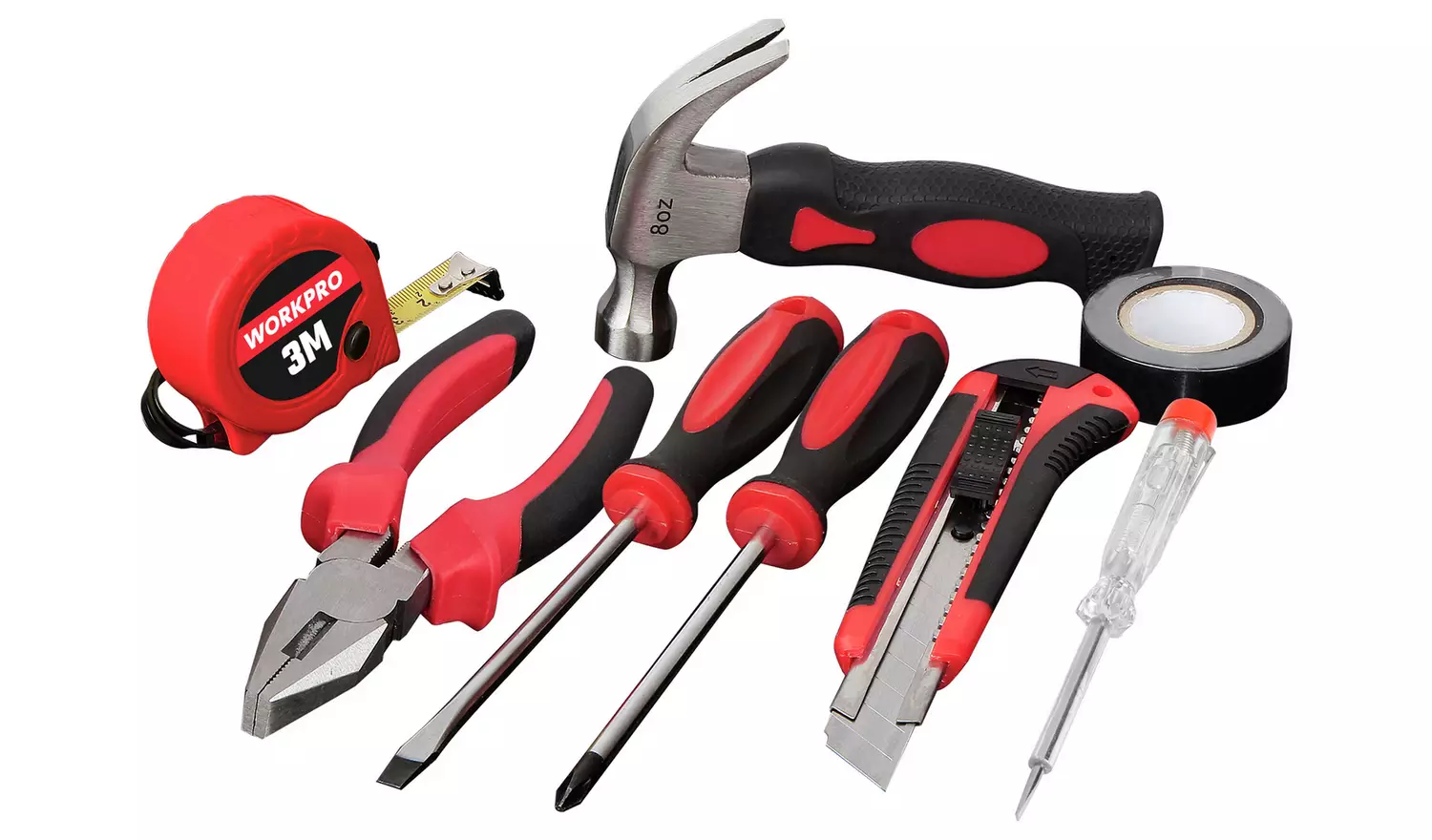 WORKPRO Home Repair Tool Kit - 8 Pieces