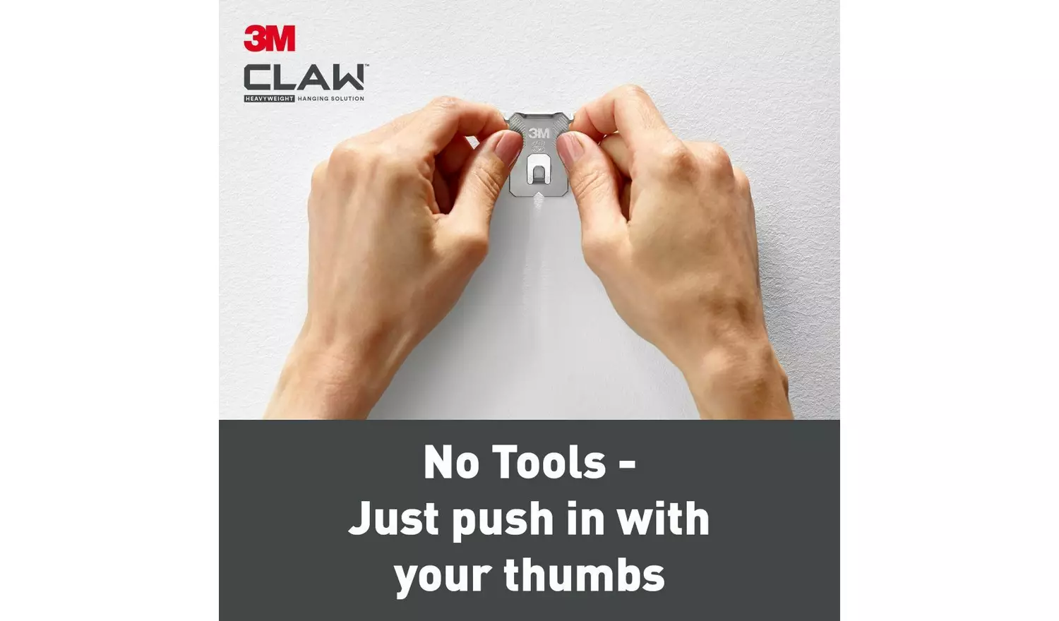 3M Claw Plasterboard Picture Hanger - 4 Pack