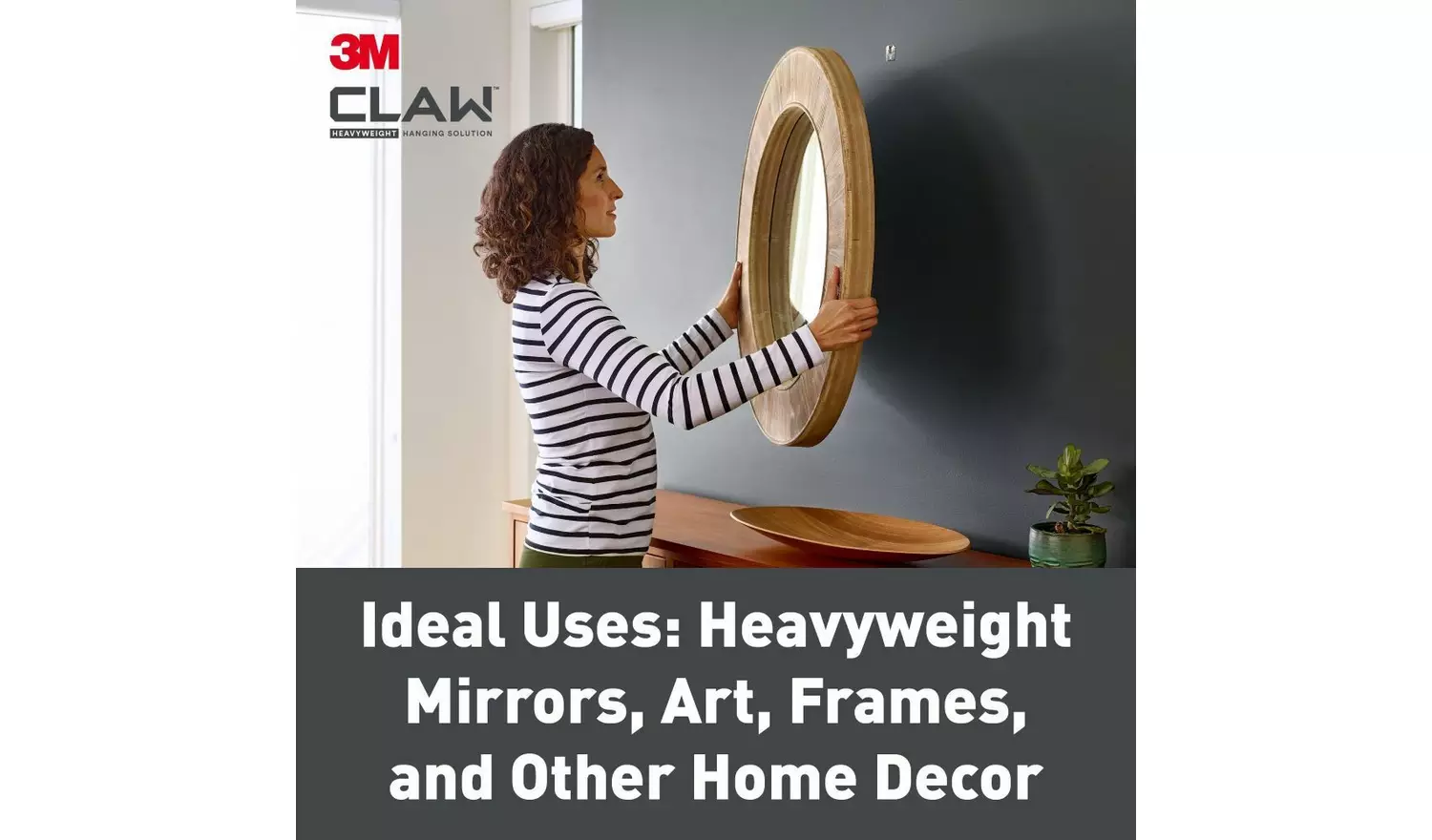 3M Claw Plasterboard Picture Hanger - 4 Pack