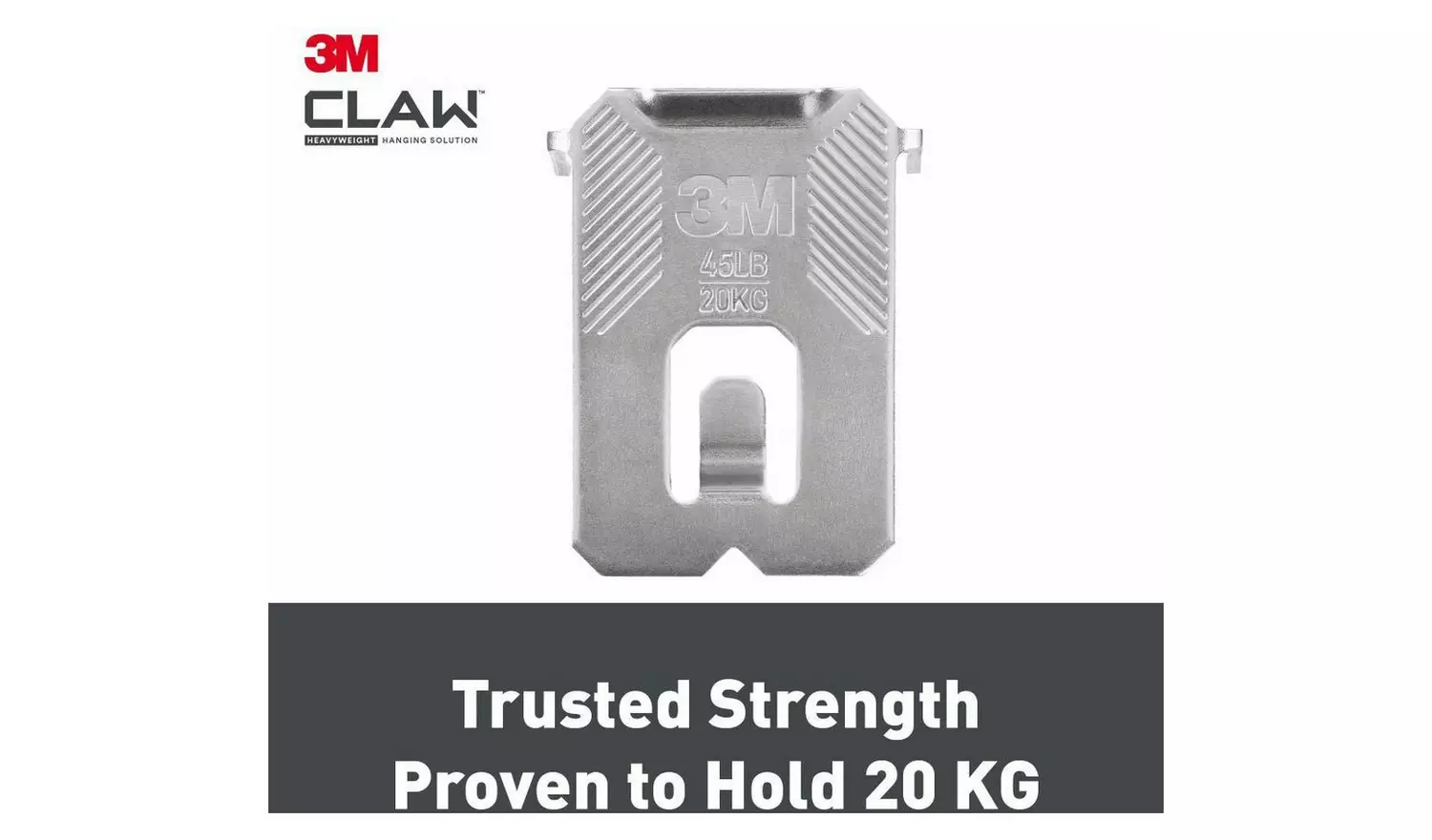 3M Claw Plasterboard Picture Hanger - 4 Pack