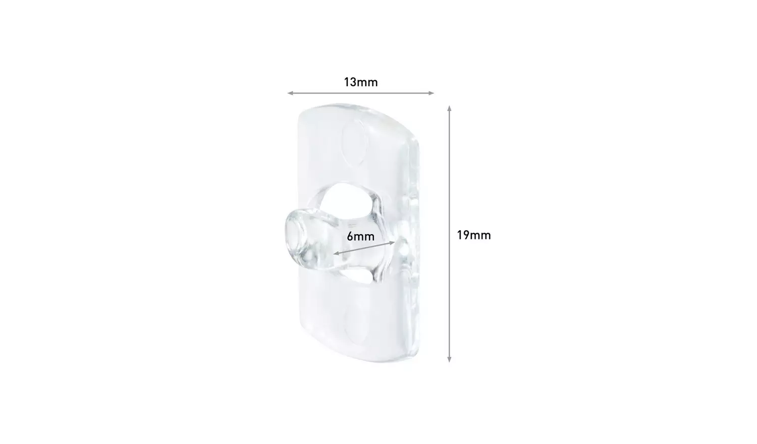 Command Clear Decorating Clips with Clear Strips