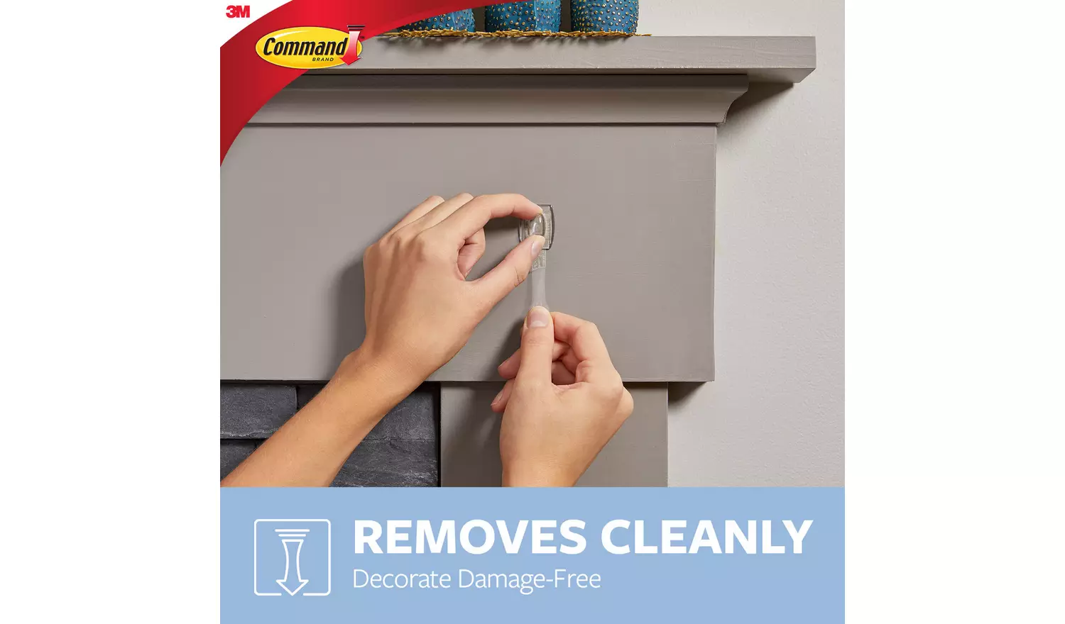 Command Clear Mini Hook Strips