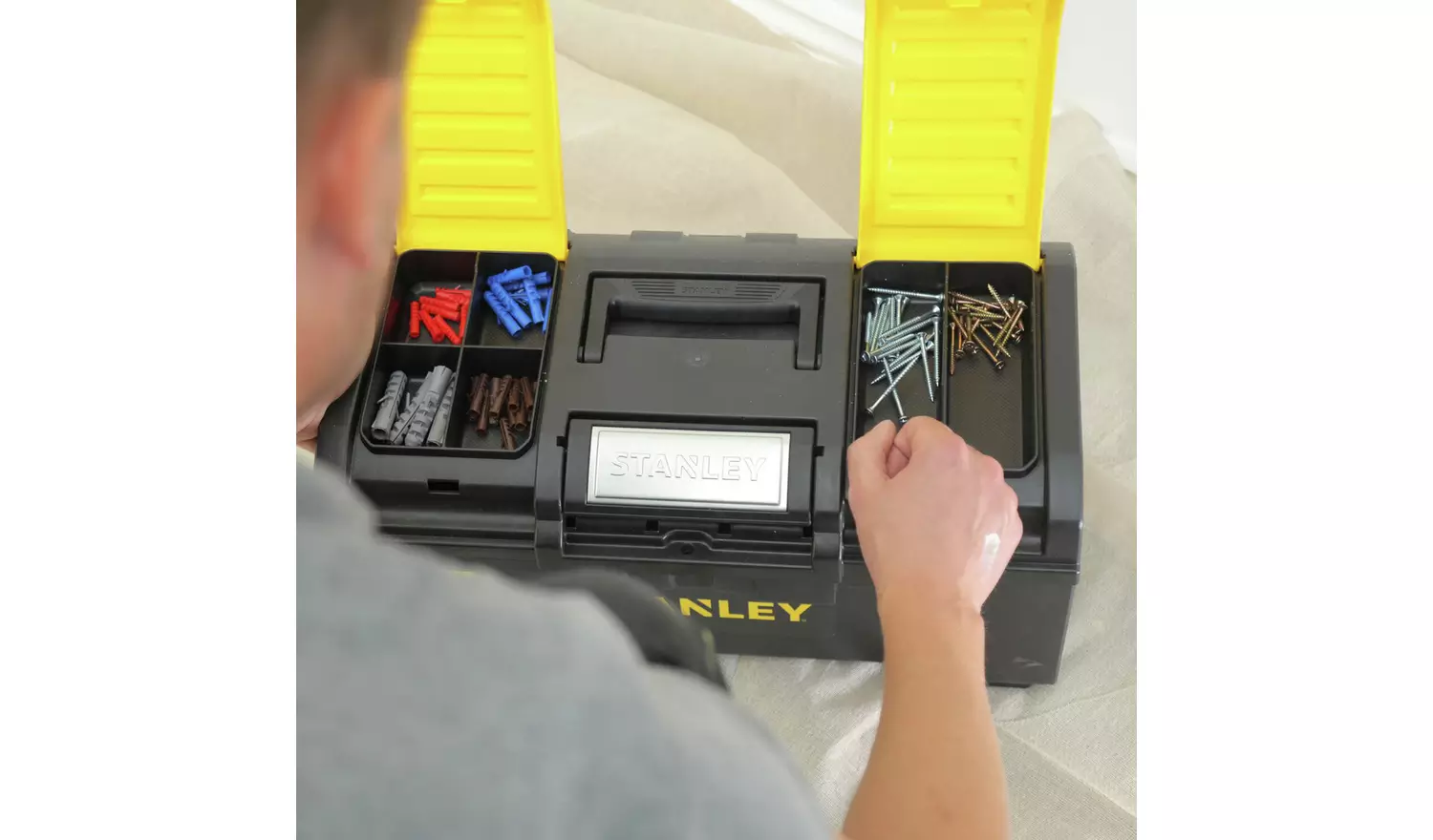 Stanley 19 Inch One Touch Toolbox