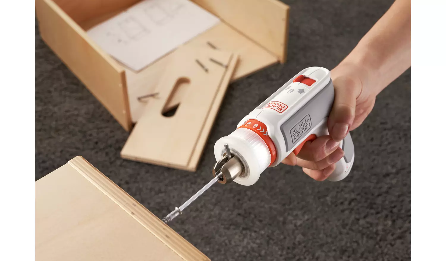 Black + Decker Screwdriver and Furniture Assembly Tool 3.6V