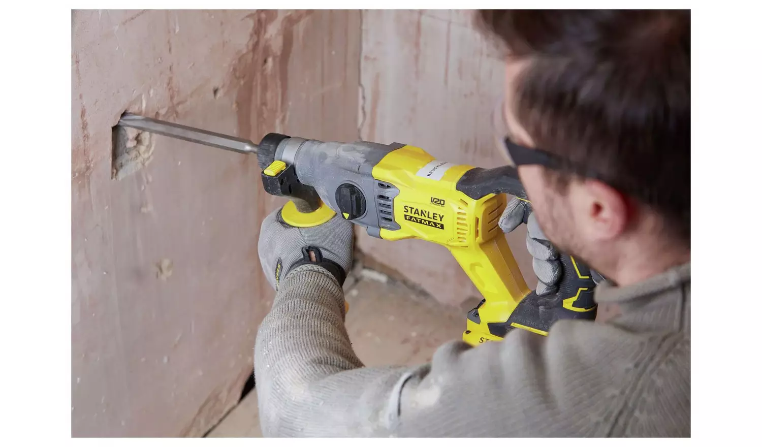 Stanley Fatmax 4Ah Cordless SDS Plus Hammer Drill - 18V