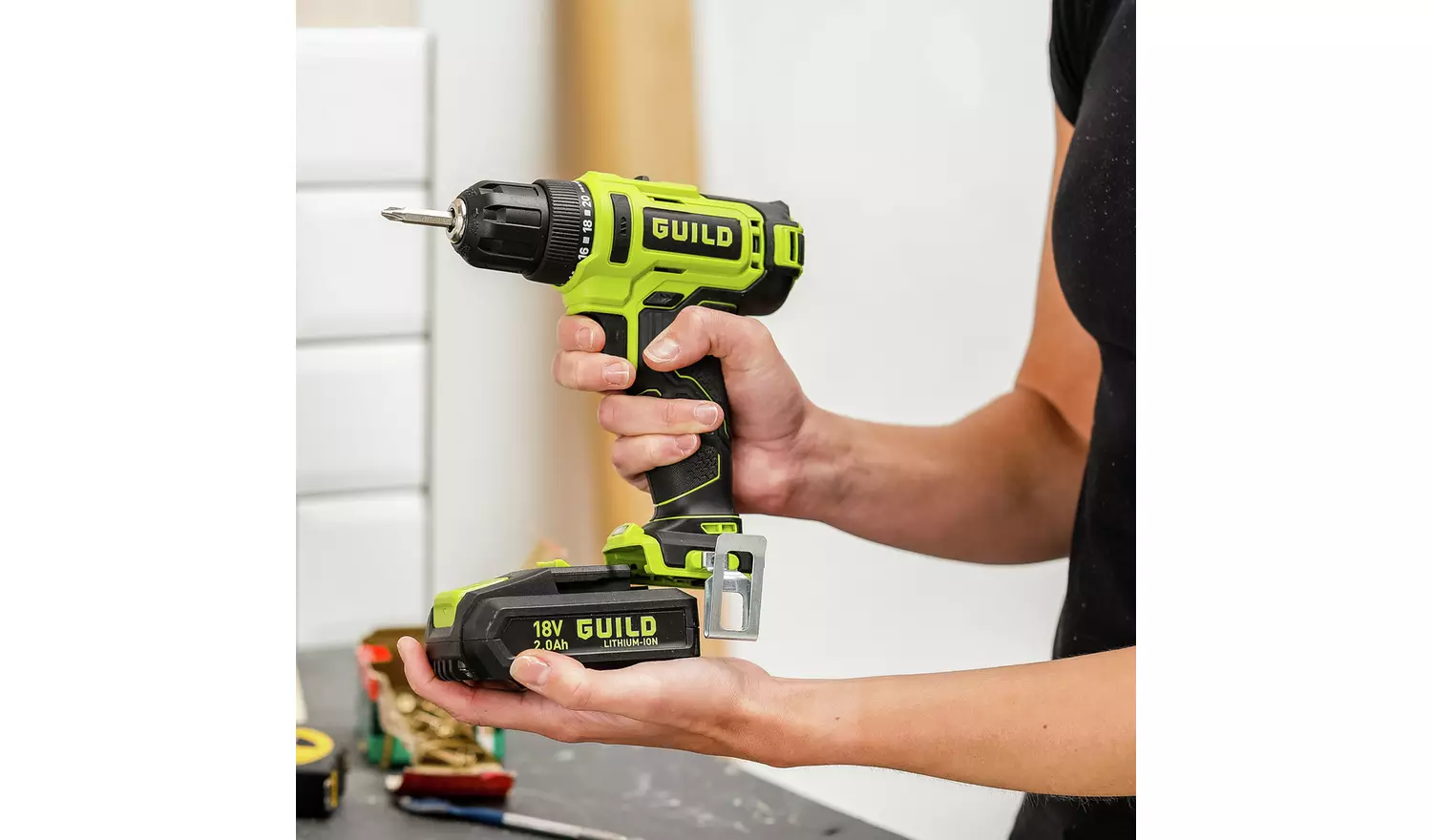 Guild CDT218W3.2 1.5AH Cordless Drill Driver - 18V