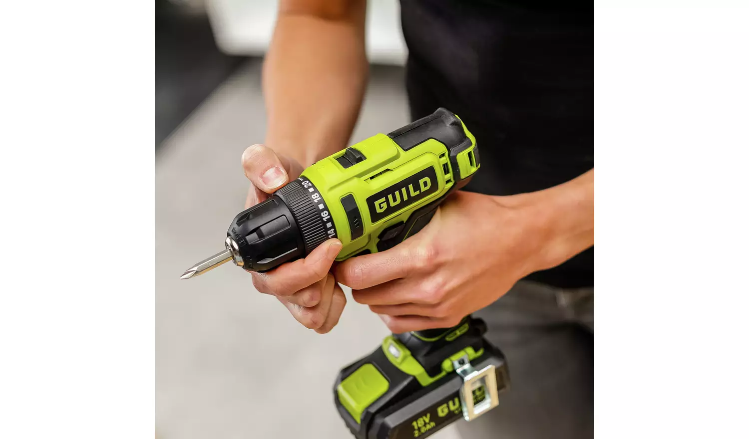 Guild CDT218W3.2 1.5AH Cordless Drill Driver - 18V