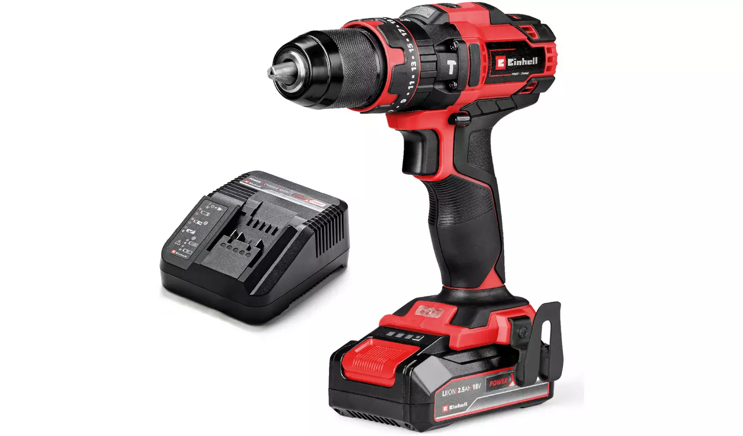 Einhell Power X-Change 2.5Ah Cordless Combidrill - 18V