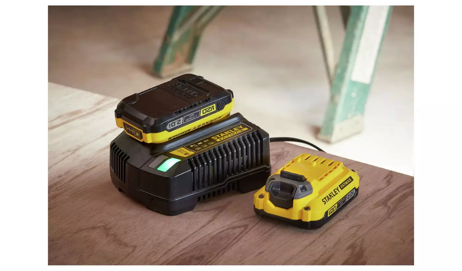 Stanley Fatmax 18V Cordless Brushless Hammer Drill Set