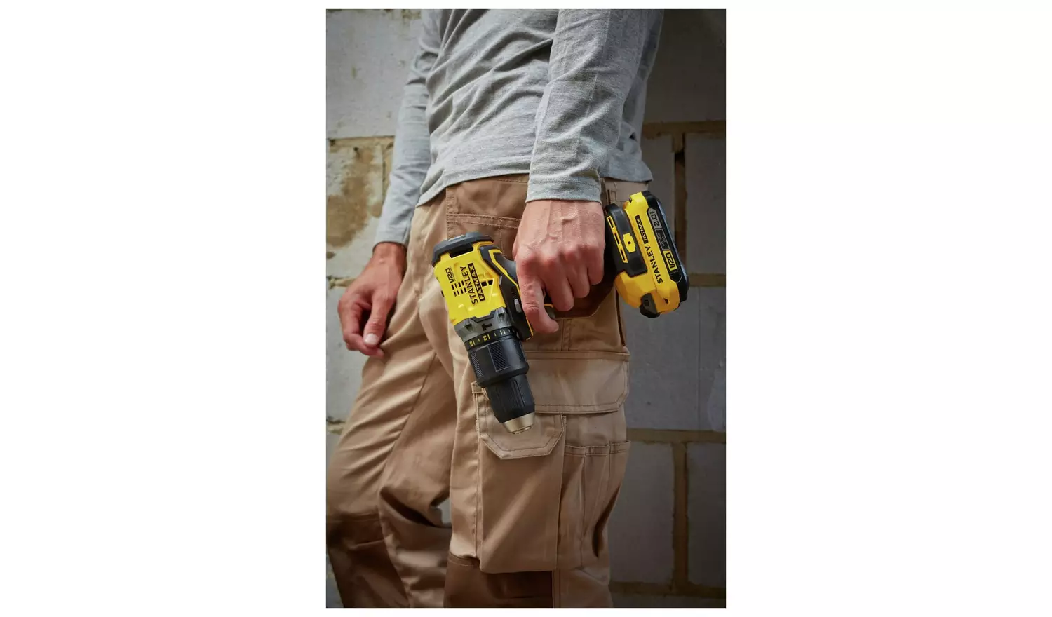 Stanley Fatmax 18V Cordless Brushless Hammer Drill Set