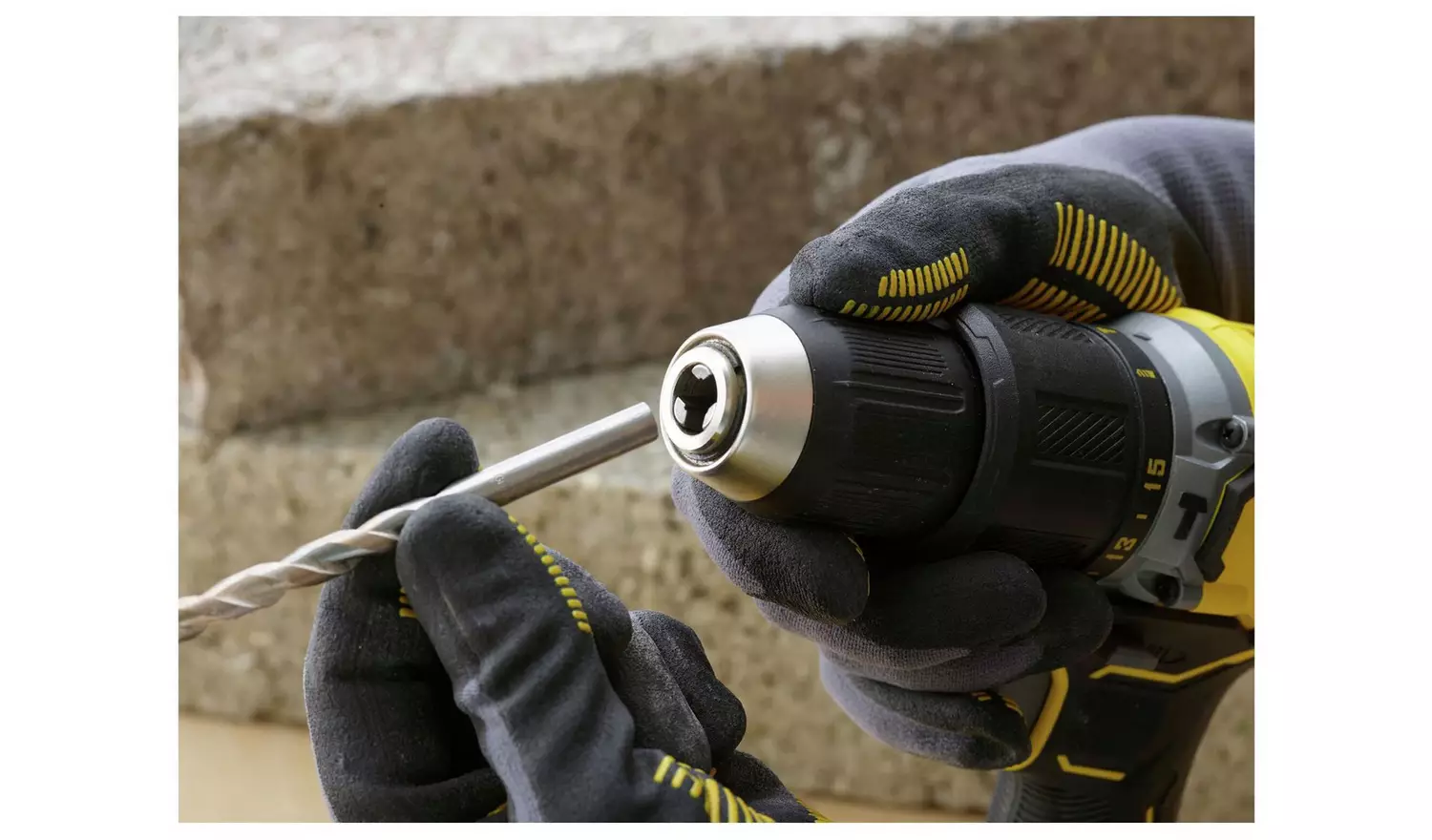 Stanley Fatmax 18V Cordless Brushless Hammer Drill Set