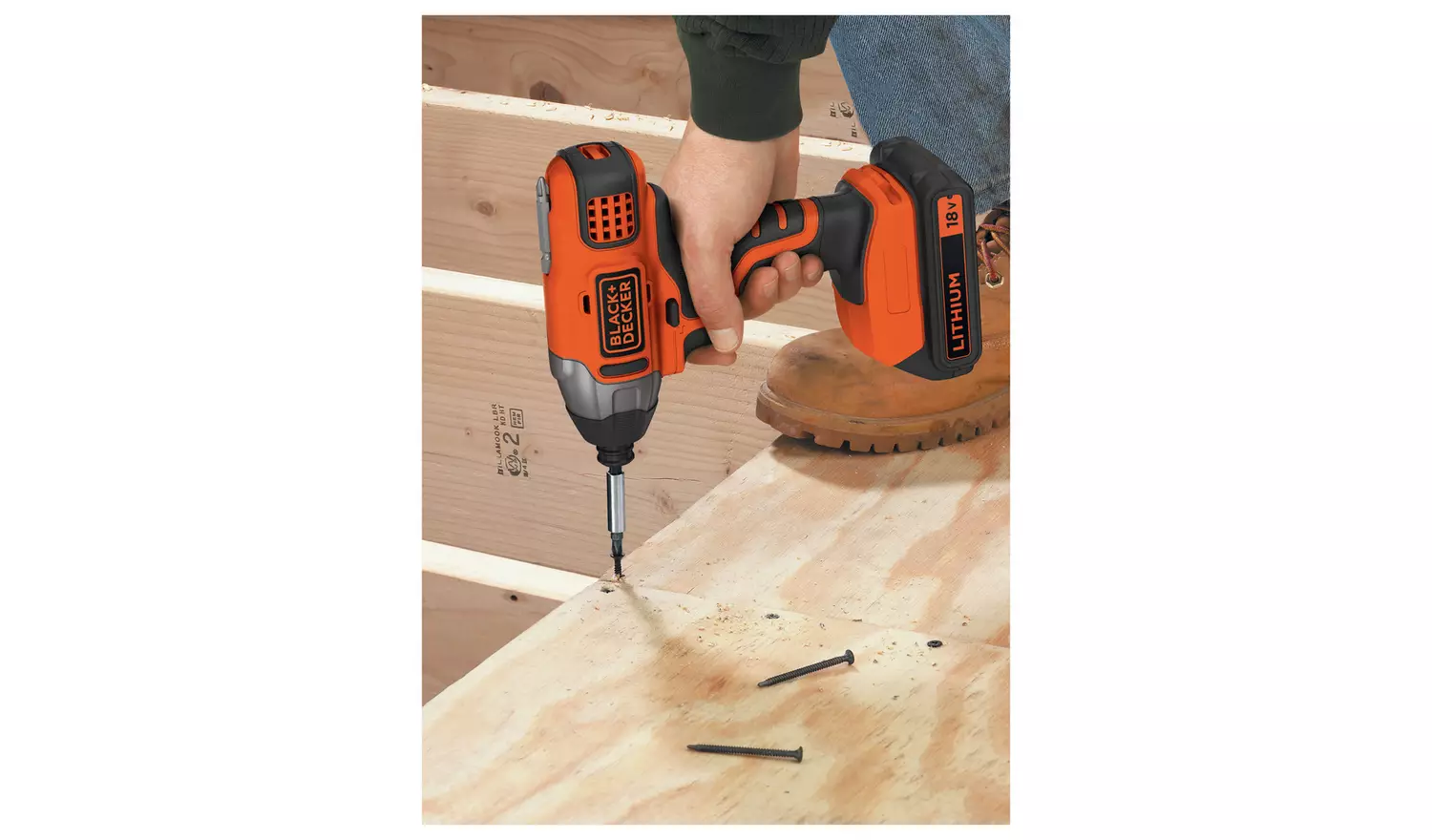 Black + Decker 18V Cordless 1.5AH Twin Pack with2x Batteries