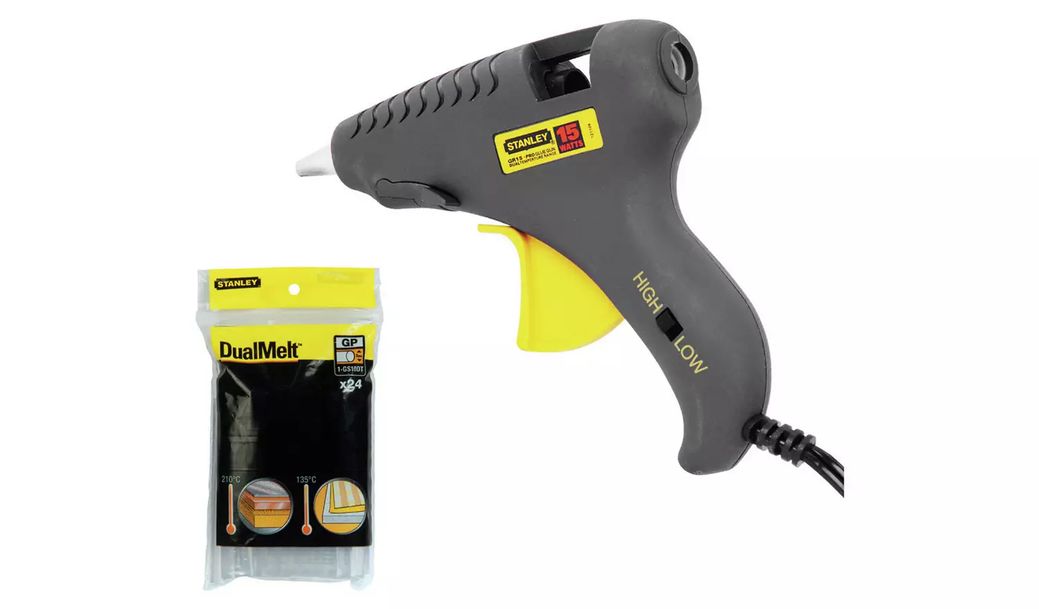 Stanley Glue Gun with 24 Glue Sticks