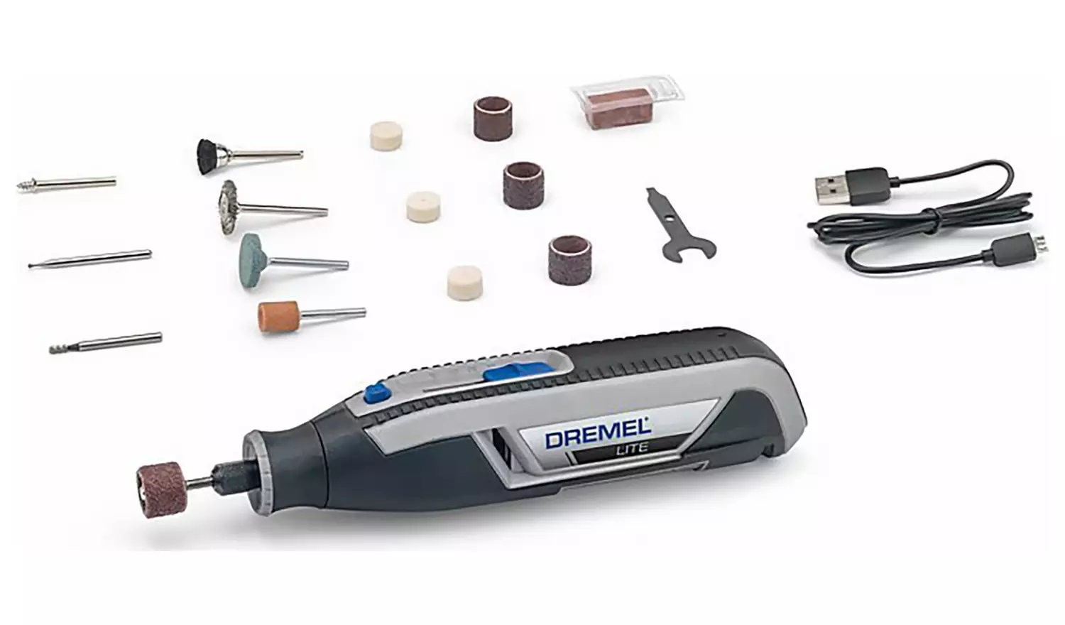 Dremel Lite Cordless 15 Accessories Multi Tool Kit