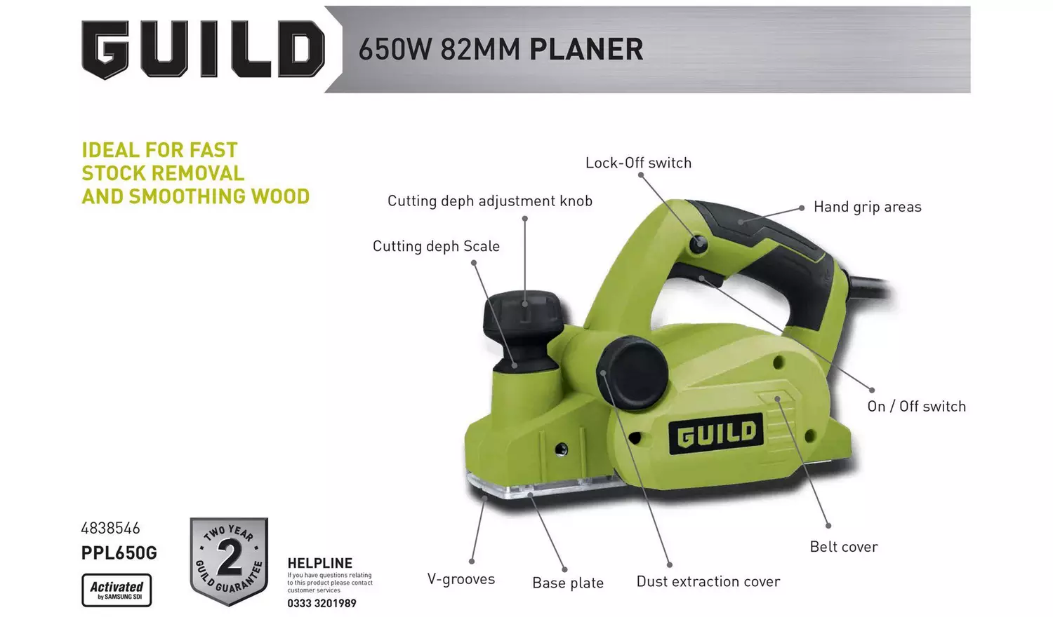 Guild Planer - 650W