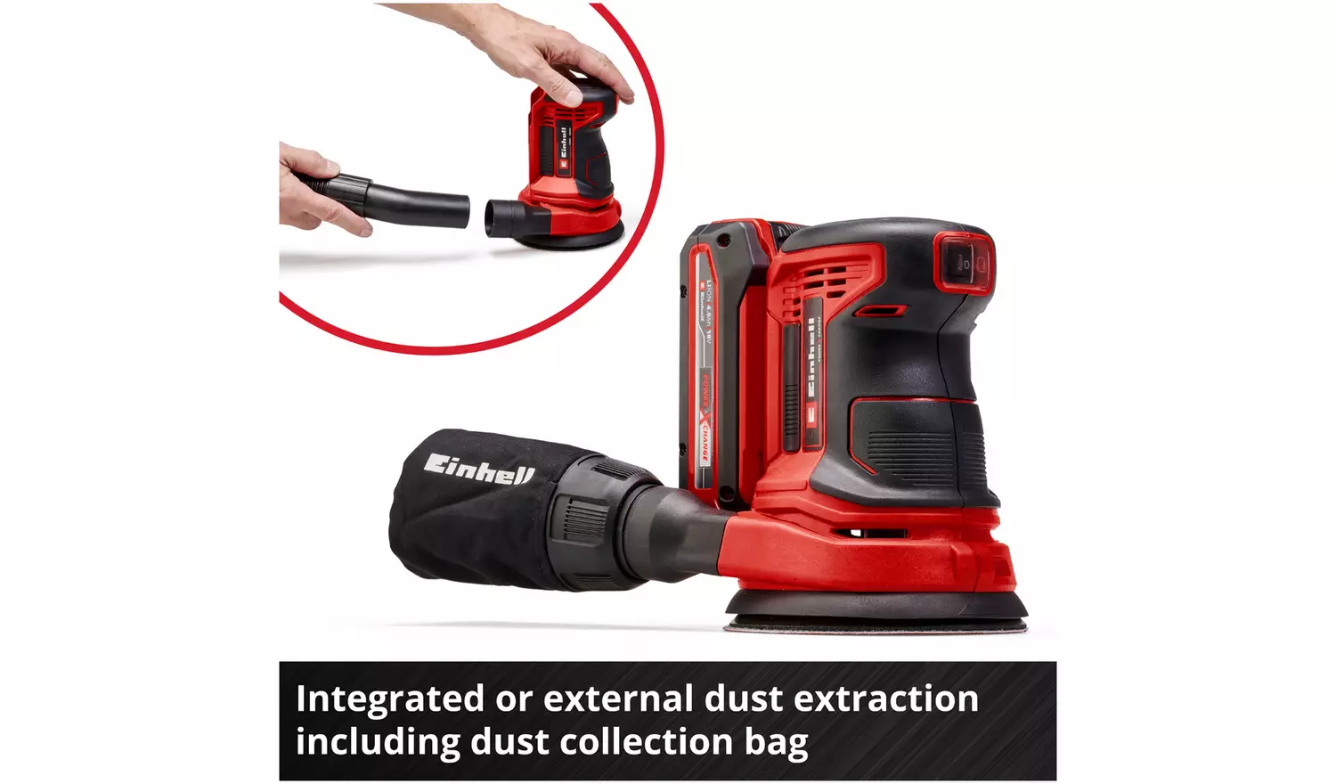 Einhell Power X-Change Cordless Rotating Orbital Sander