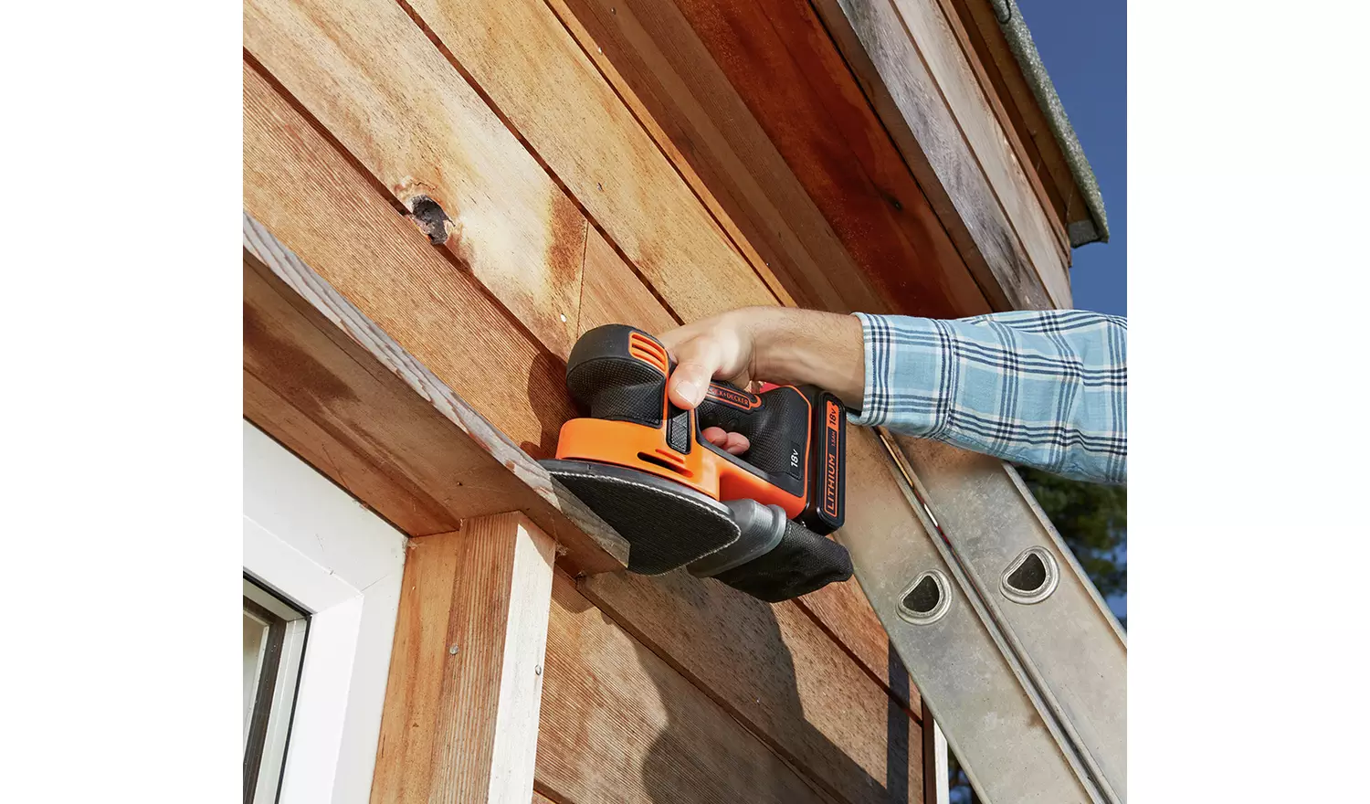 Black + Decker Cordless Mouse Detail Sander - 18V