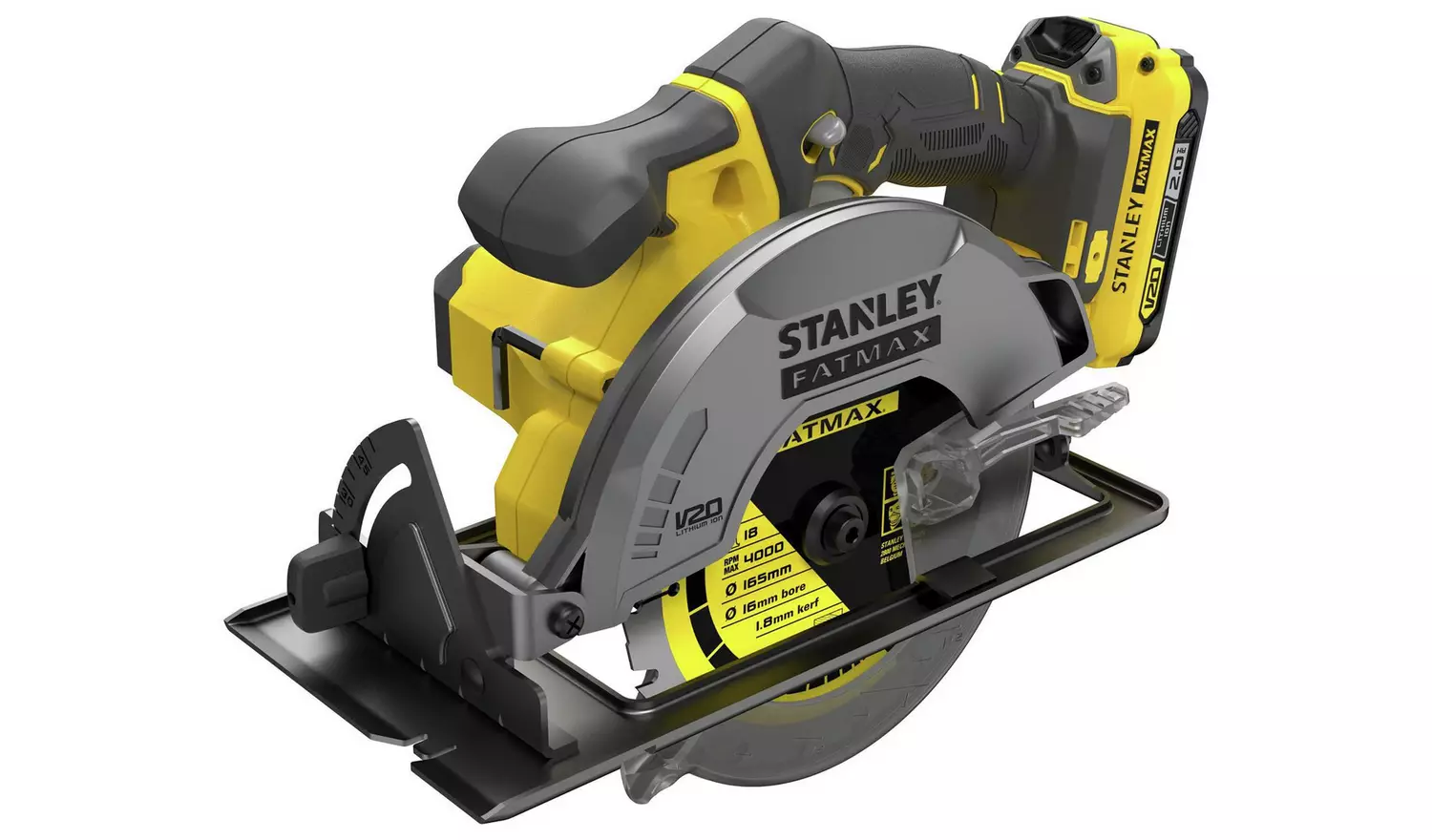 Stanley Fatmax SFMCS500D1K-GB 2Ah V20 Circular Saw - 18V