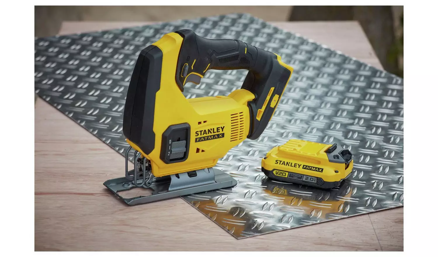 Stanley Fatmax SFMCS600D1K-GB 2Ah V20 Cordless Jigsaw - 18V