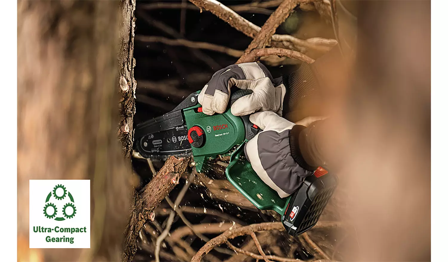 Bosch EasyChain 13cm Cordless Pruner Saw - 18V