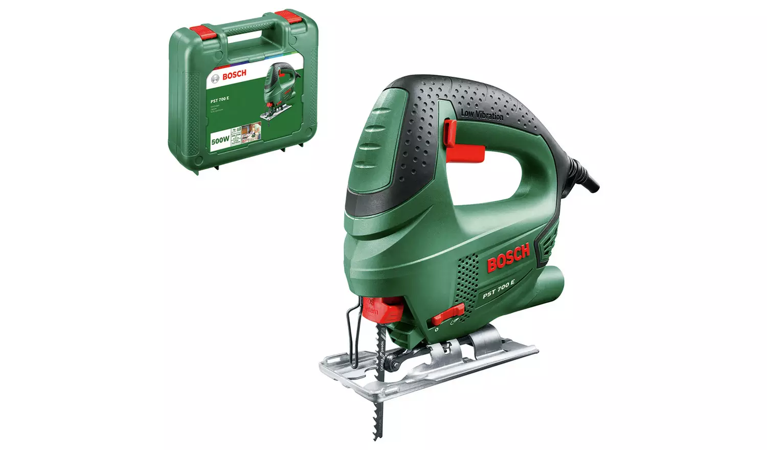 Bosch PST 700E Corded Compact Jigsaw - 500W