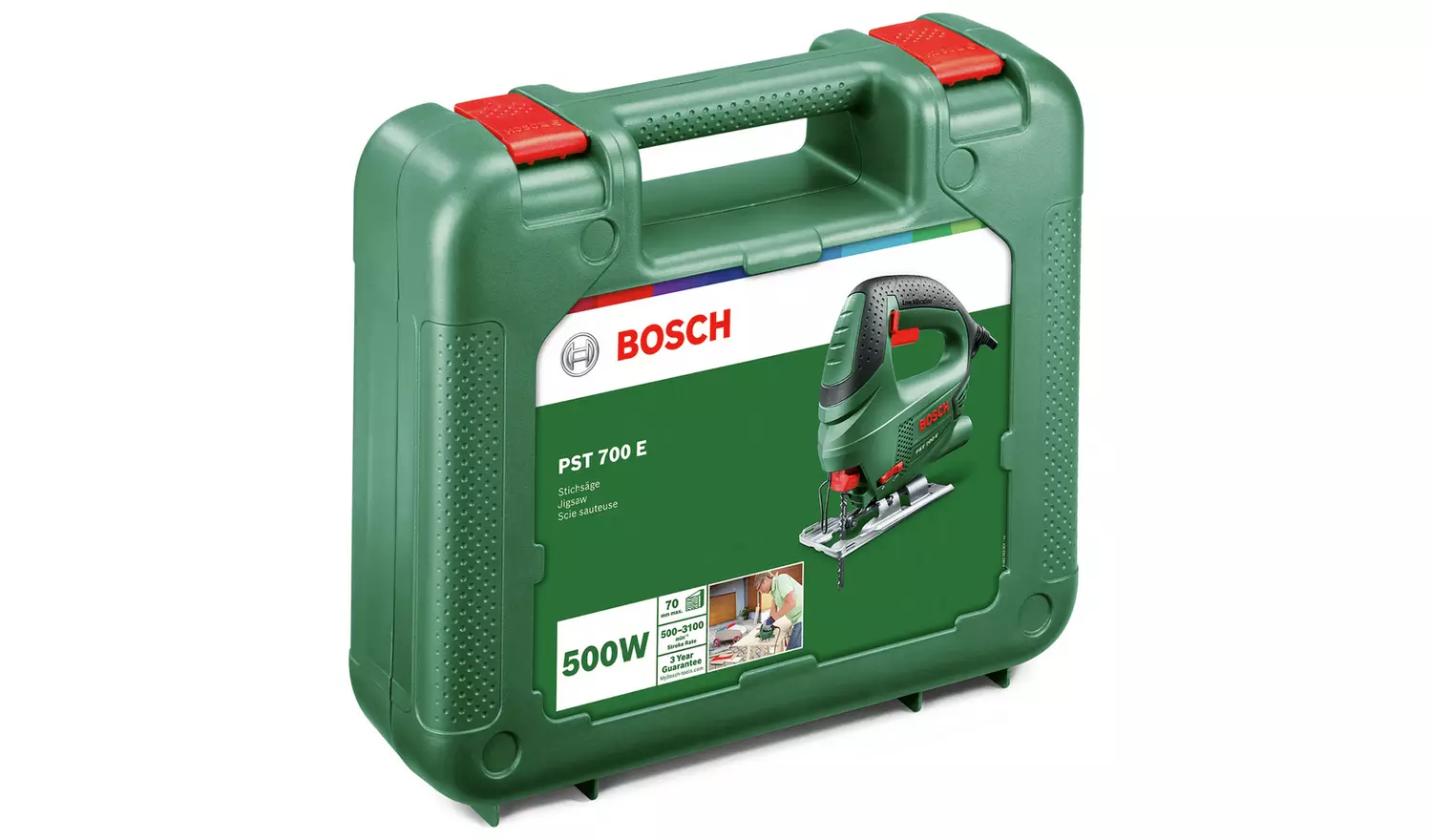 Bosch PST 700E Corded Compact Jigsaw - 500W