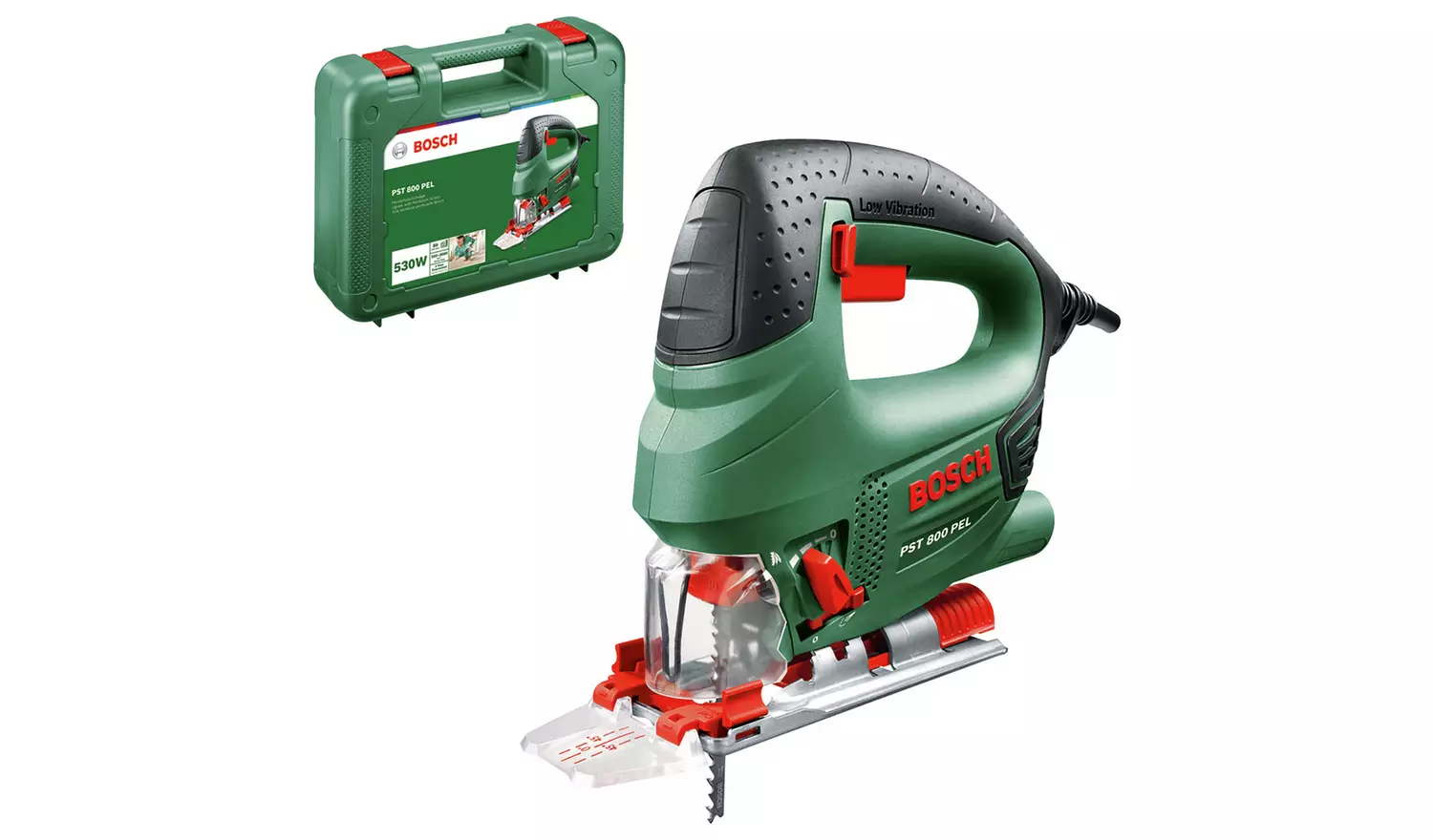 Bosch PST 800 PEL Corded Compact Jigsaw - 530W