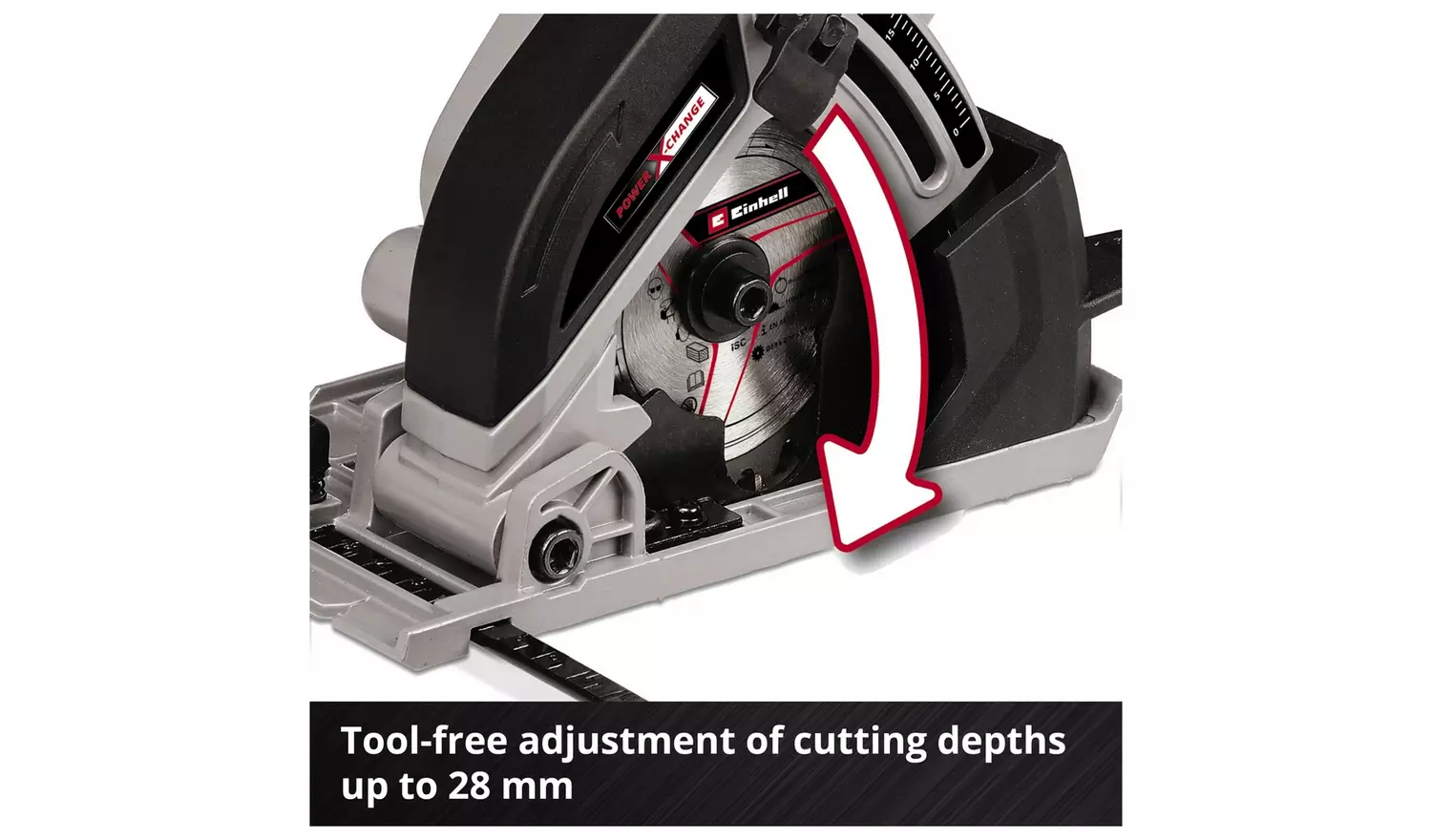 Einhell Power X-Change 2.5Ah Cordless Mini Circular Saw