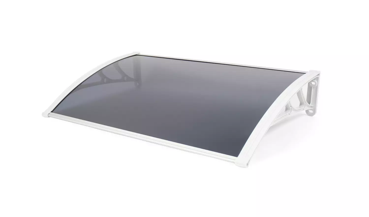 Greenhurst 1m Tinted Door Canopy - White.
