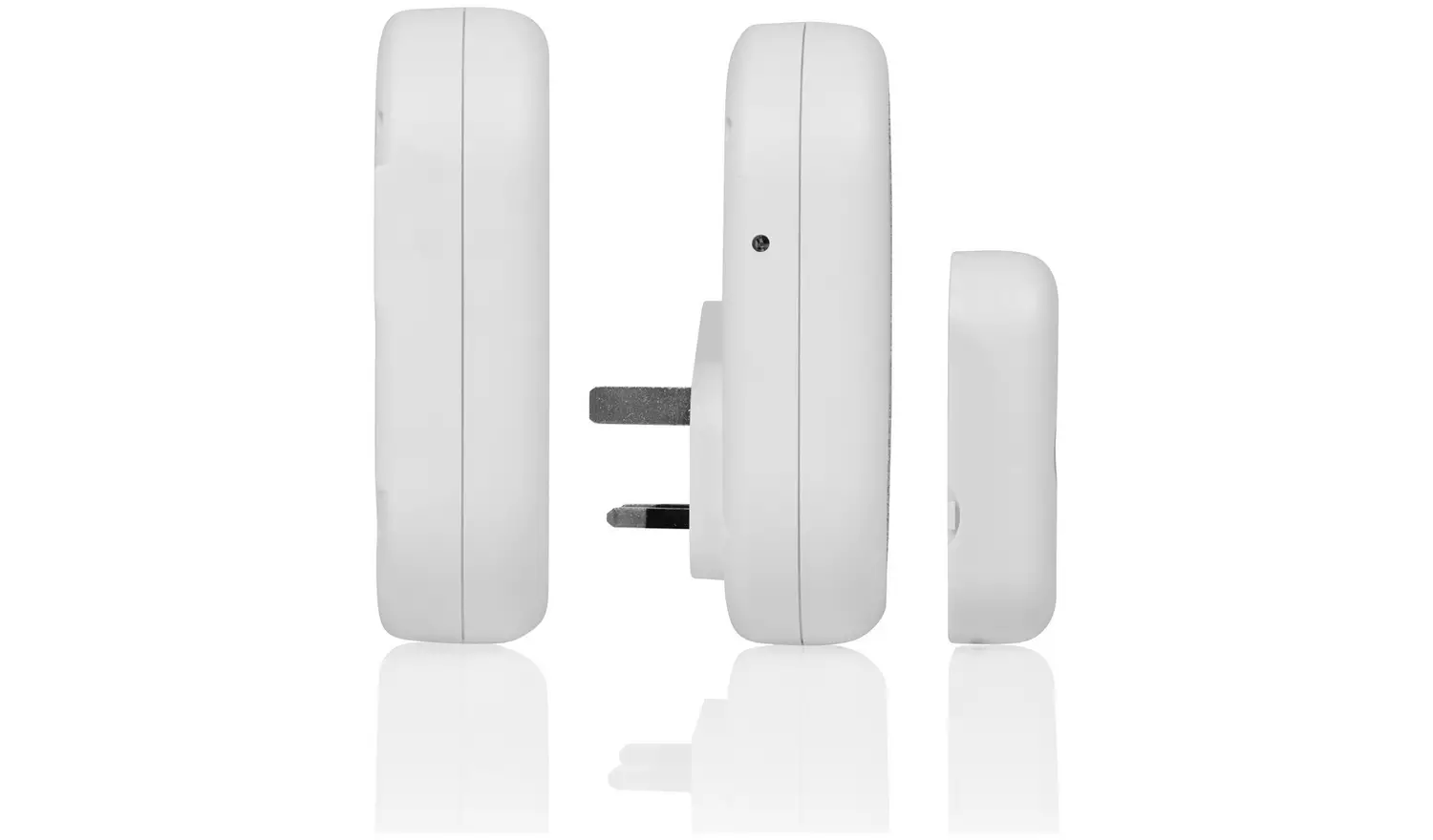 Byron DBY-23564BS 200m 90DB Doorbell - Twin, White