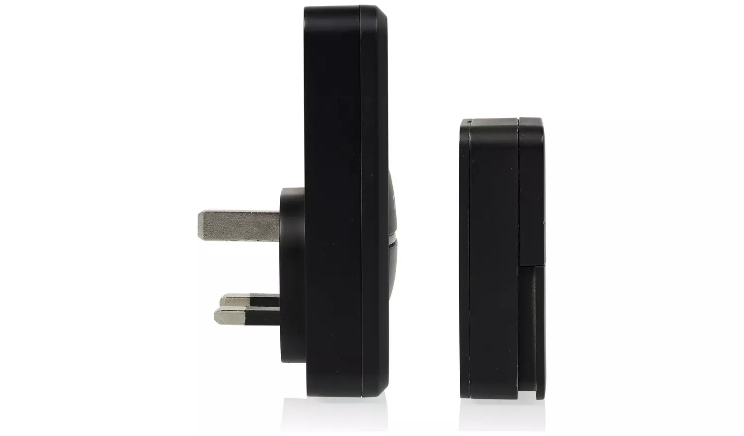 Byron DBY-23455BS 100m Plug-In Doorbell - Twin, Black