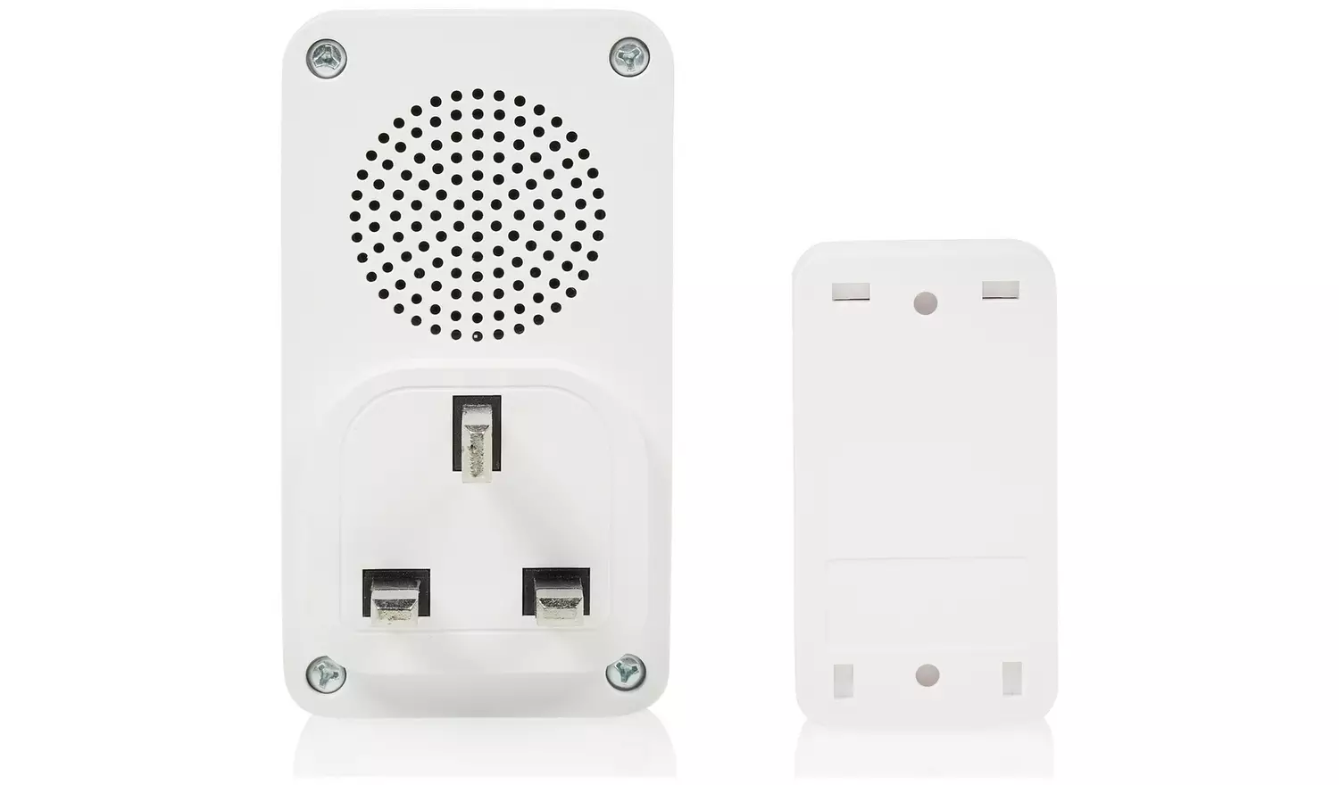 Byron DBY-23442BS 100m Plug-In Doorbell - Single, White