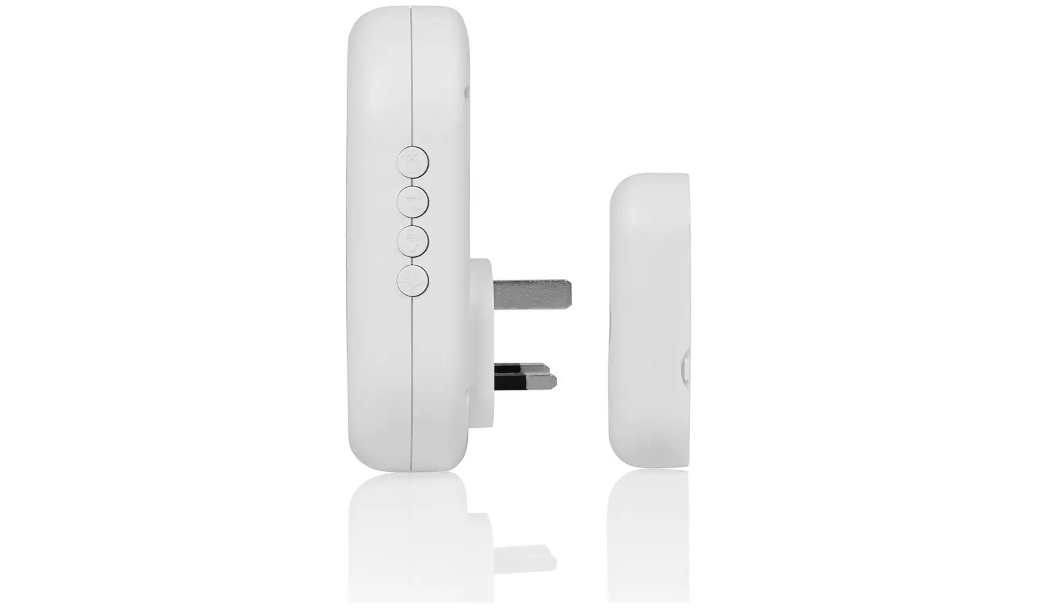 Byron DBY-23562BS 200m 90DB Plug-In Doorbell - Single, White