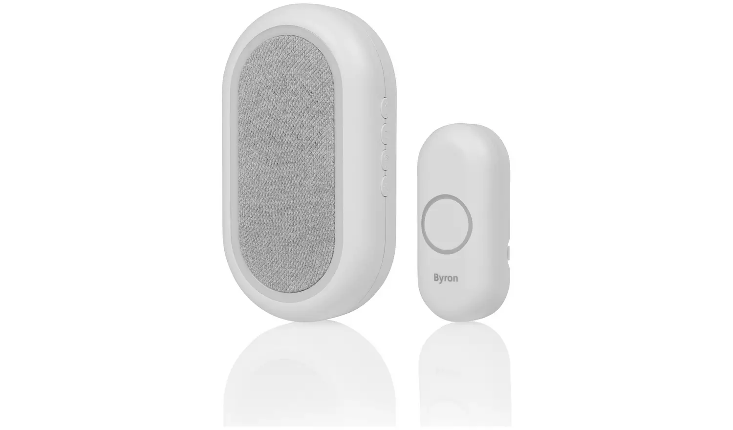 Byron DBY-23562BS 200m 90DB Plug-In Doorbell - Single, White