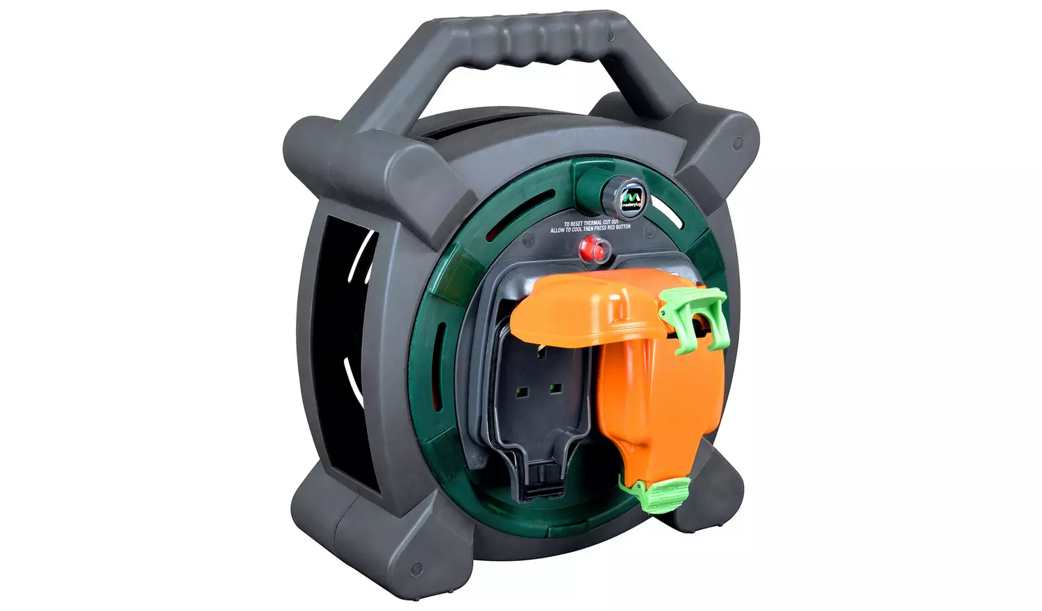 Masterplug 2 Socket 15m Cable Reel