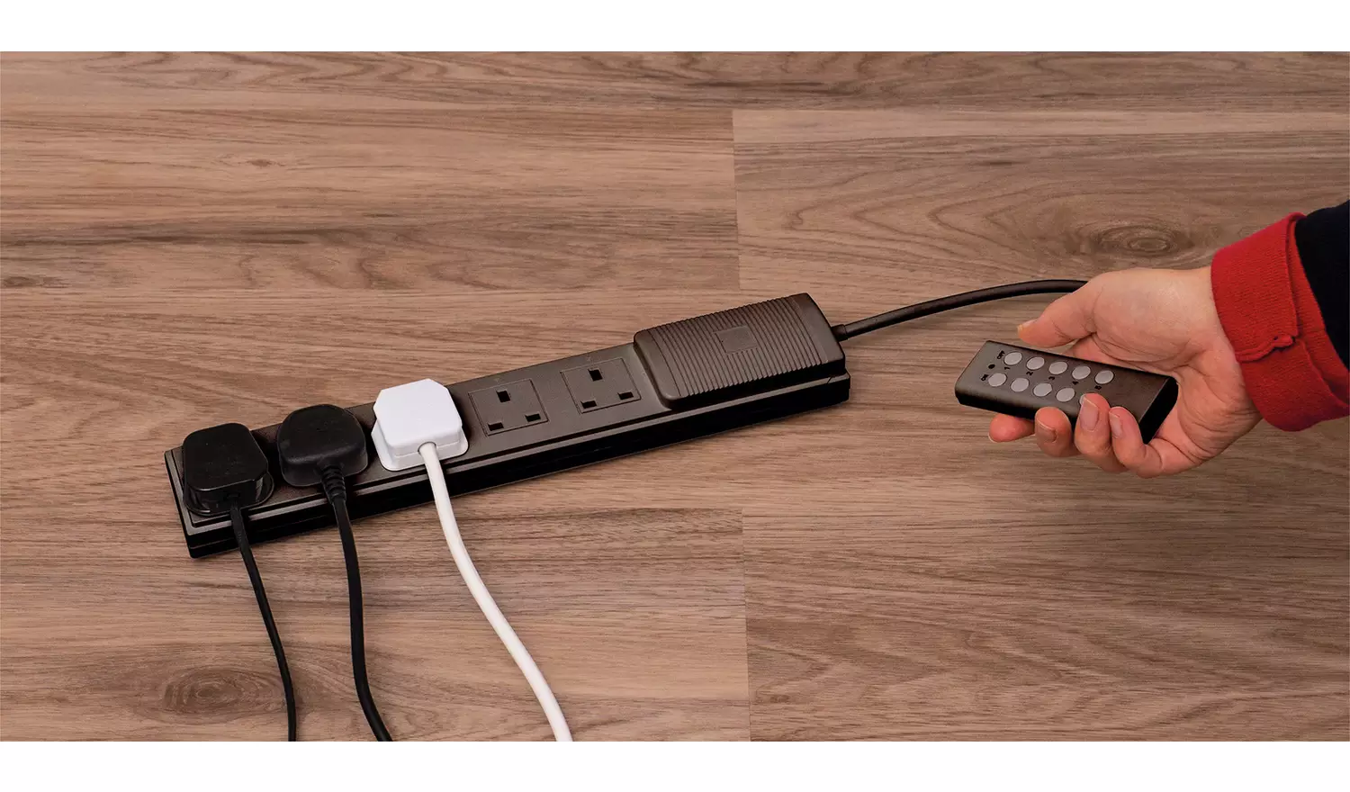 Eagle 5-Gang 2M Surge Protected Extension with Remote