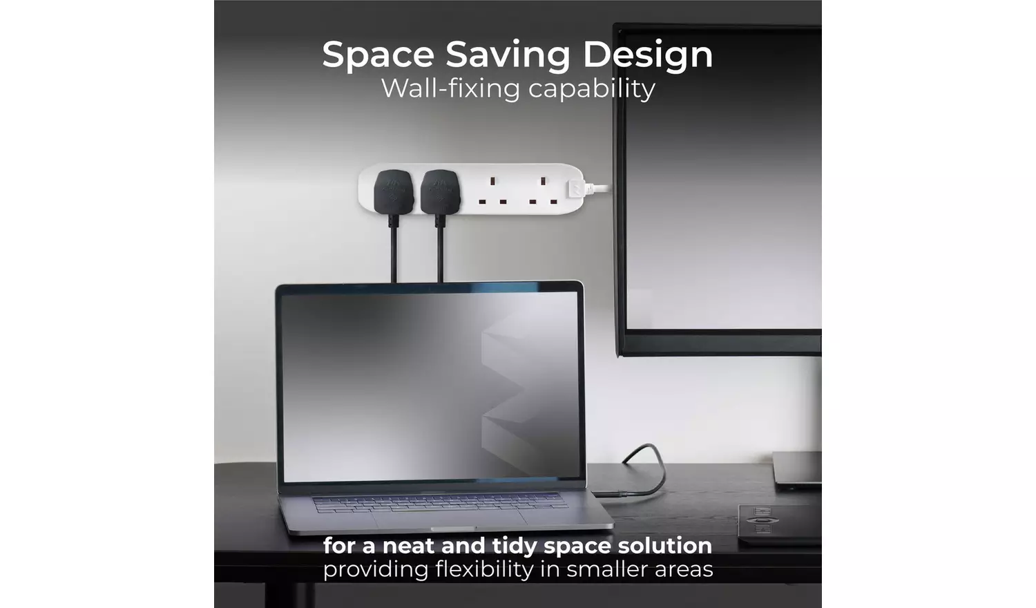 Masterplug 4 Socket 1m Extension Lead