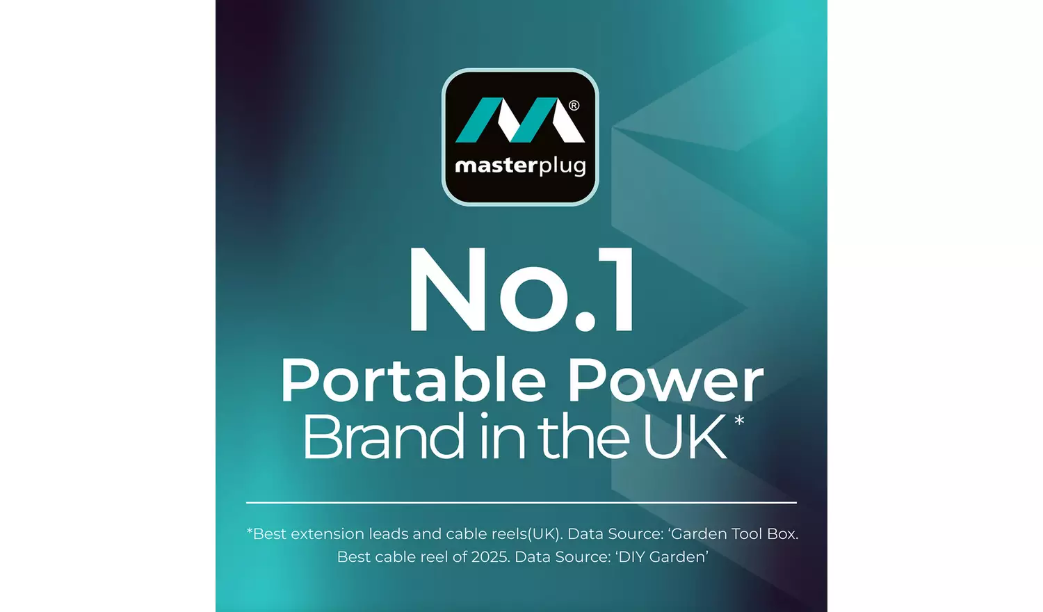 Masterplug 4 Socket 1m Extension Lead