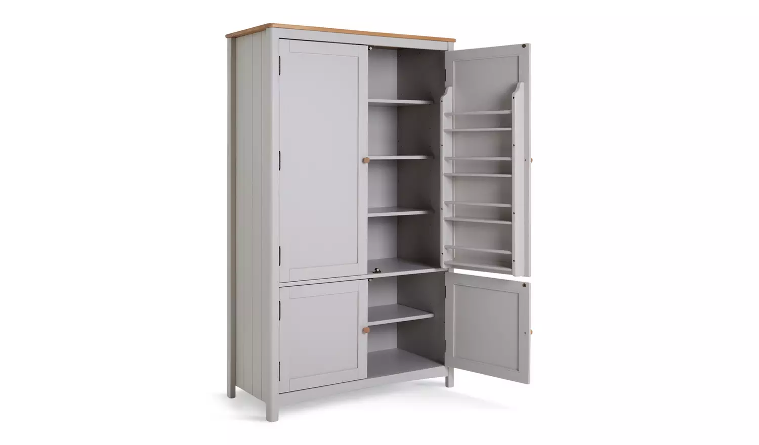 Habitat Bournemouth 4 Door Kitchen Larder - Grey